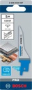 8004257516 - Detailbild3_Säbelsägeblatt PRO Thin Metal S325GF L.85mm B.7mm TPI 32 0,8mm 5 St./Karte