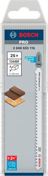 8004257534 - Detailbild_Stichsägeblatt PRO Hardwood fast T344DF L.152mm BIM Zahnteilung 4mm 25 St BOSCH