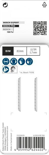 8004257535 - Detailbild5_Stichsägeblatt PRO Laminate clean T101BIF L.83mm BIM Zahnteilung 1,7mm 2 St