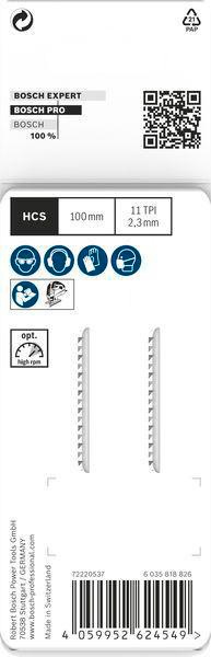 8004257543 - Detailbild3_Stichsägeblatt PRO Plastics PVC clean T102H L.100mm HCS Zahnteilung 2,3mm 2 St