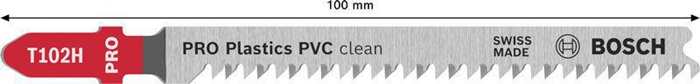 8004257543 - Detailbild4_Stichsägeblatt PRO Plastics PVC clean T102H L.100mm HCS Zahnteilung 2,3mm 2 St