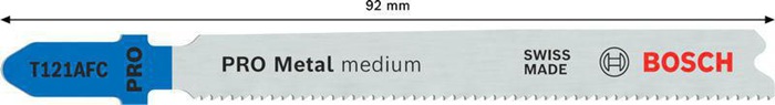 8004257548 - Detailbild4_Stichsägeblatt PRO Metal medium T121AFC Gesamt-L.92mm Zahnt.1,2mm S.1mm 5 St.