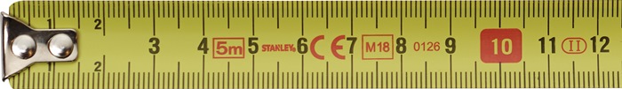 4000787064 - Detailbild_Taschenrollbandmaß L.3m B.12,7mm mm/cm EG II Ku.Gürtelclip STANLEY