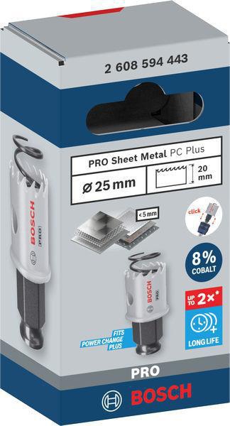 8004257695 - Detailbild5_Lochsäge PRO Sheet Metal PC Plus D.25mm Arbeits-L.20mm BOSCH