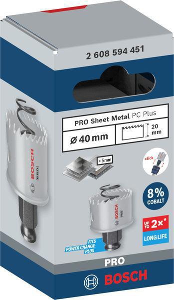8004257703 - Detailbild_Lochsäge PRO Sheet Metal PC Plus D.40mm Arbeits-L.20mm BOSCH