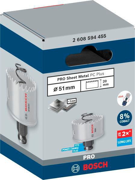 8004257707 - Detailbild5_Lochsäge PRO Sheet Metal PC Plus D.51mm Arbeits-L.20mm BOSCH