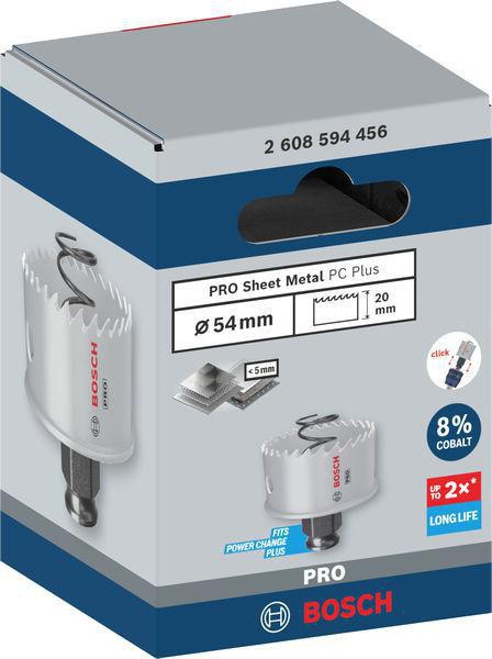 8004257708 - Detailbild5_Lochsäge PRO Sheet Metal PC Plus D.54mm Arbeits-L.20mm BOSCH