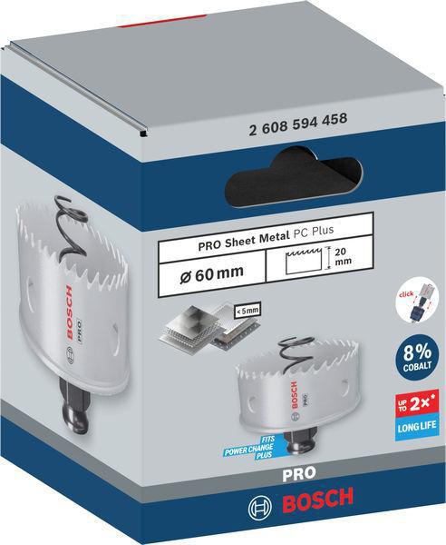 8004257710 - Detailbild_Lochsäge PRO Sheet Metal PC Plus D.60mm Arbeits-L.20mm BOSCH