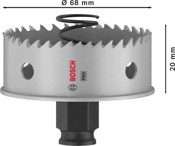 8004257714 - Detailbild_Lochsäge PRO Sheet Metal PC Plus D.68mm Arbeits-L.20mm BOSCH