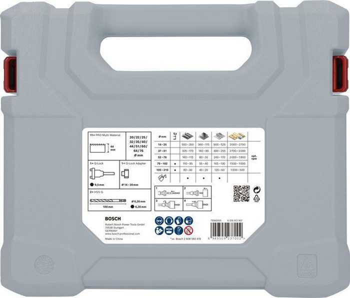 8004257744 - Detailbild3_Lochsägen-Set PRO Multi Material 15tlg. D.20-76mm Arbeits-L.44mm BOSCH