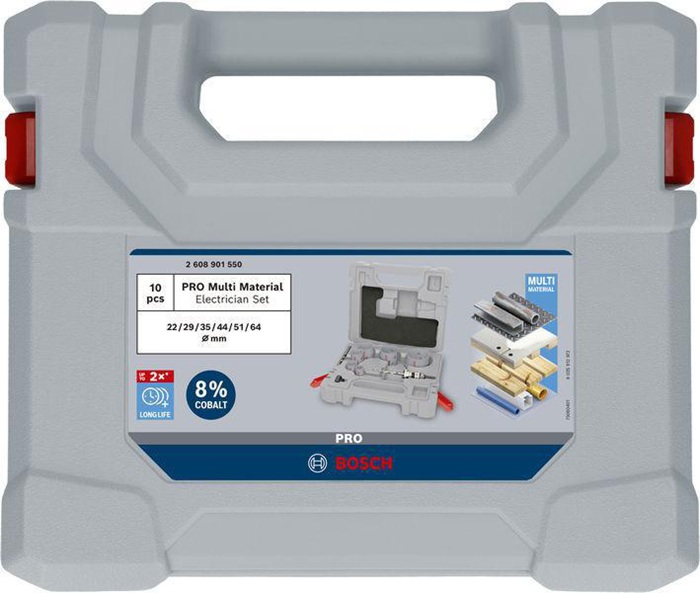 8004257746 - Detailbild3_Lochsägen-Set PRO Multi Material 10tlg. D.22-64mm Arbeits-L.44mm BOSCH