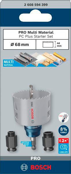 8004257749 - Detailbild_Lochsägen-Starter-Set PRO Multi Material PC Plus D.68mm Arbeits-L.44mm BOSCH