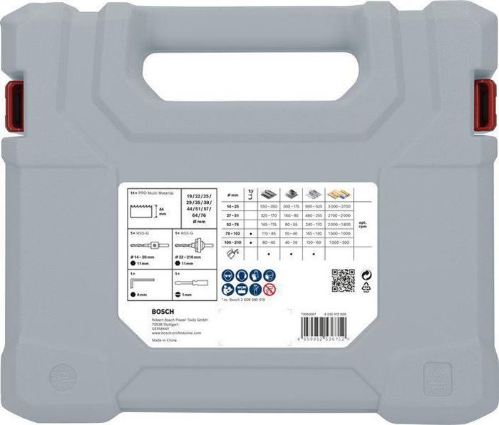 8004257764 - Detailbild_Lochsägen-Set PRO Multi Material 17tlg. D.19-76mm Arbeits-L.44mm BOSCH