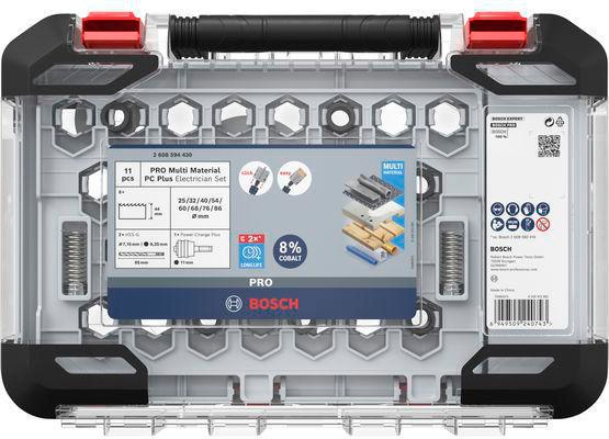 8004257772 - Detailbild_Lochsägen-Set PRO Multi Material PC Plus 11-tlg.25,32,40,54,60,68,76,86mm T.44mm