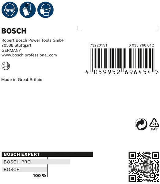 8004257868 - Detailbild_Handschleifblatt ExW480 web Abm.115x140mm Körnung 120 BOSCH