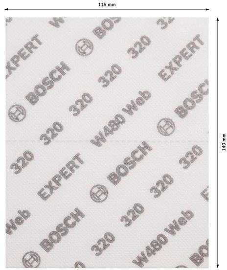 8004257874 - Detailbild4_Schleifblatt EXPERT W480 Web web Abm.115x140mm Körnung 320 BOSCH