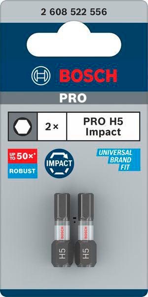 8004257936 - Detailbild_Bits PRO L.25mm H5 2 St BOSCH