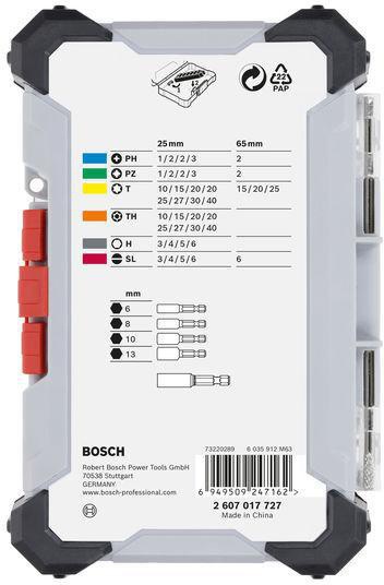 8004257948 - Detailbild2_Bohrer-Bit-Set Extra Hard 43tlg. L.25-75mm PH/PZ/SL/HEX/T/TH BOSCH