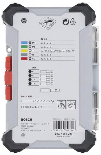 8004257954 - Detailbild3_Bohrer-Bit-Set Extra Hard Metal HSS 35tlg. L.25-105mm PH/PZ/SL/HEX/T BOSCH