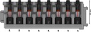 8004257959 - Detailbild5_Bit-Set PRO Robertson Impact 8tlg. L.55mm 2xR1, 4xR2, 2xR3 BOSCH