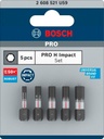 8004257960 - Detailbild3_Bit-Set PRO Hex Impact 5tlg. L.25mm H3, H4, 2xH5, H6 BOSCH