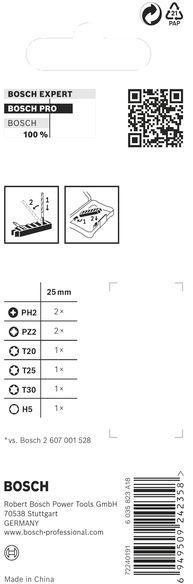 8004257963 - Detailbild3_Bit-Set PRO Impact Mixed 8tlg. L.25mm PH/PZ/H/T BOSCH