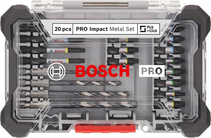8004257966 - Detailbild2_Bohrer-Bit-Set PRO Impact Mixed 20tlg. m.Metallbohrern BOSCH