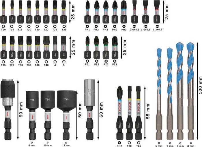 8004257971 - Detailbild5_Bohrer-Bit-Set PRO Impact Multi Construction 40tlg. BOSCH