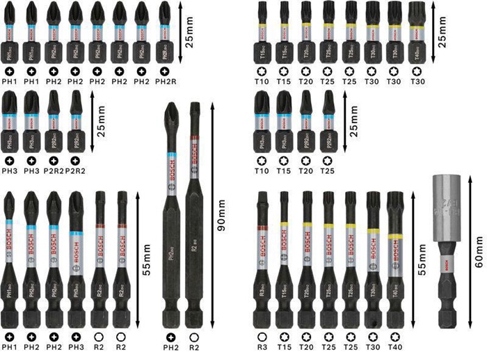 8004257982 - Detailbild5_Schrauberbit-Set PRO Impact 44tlg. BOSCH