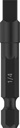 8004257987 - Detailbild5_Steckschlüssel-Adapter PRO L.50mm Abtr.1/4Zoll Außen-4kt Aufn.1/4Zoll Außen-6kt