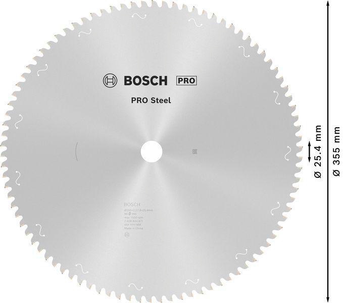 8004257997 - Detailbild5_Kreissägeblatt PRO Steel Form HLTCG D.355mm Bohrungs-D.25,4mm Z.90 BOSCH