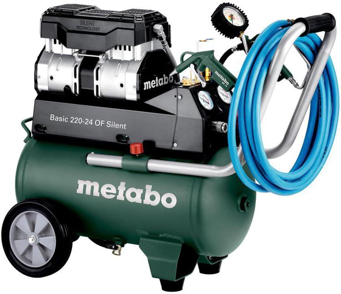 8004738063 - Detailbild2_Kompressor Basic 220-24 OF Silent 220l/min 8bar 1,1 kW 24l METABO