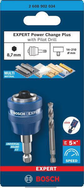 8004962141 - Detailbild_Adapter EXPERT Power-Change Plus Hex 8,7mm (3/8) 7,15x85mm HSS-G Lochs.16-210mm