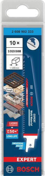 8004962153 - Detailbild4_Säbelsägeblatt Expert Multimaterial L.150mm B.25mm TPI 6-8 3-4mm 10 St./Karte