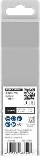 8004962160 - Detailbild3_Säbelsägeblatt Expert Window Demolition S 956 DHM L.150mm B.6mm 10 St./Karte