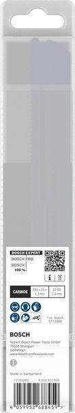 8004962162 - Detailbild2_Säbelsägeblatt Med.Thick Metal L.225mm B.25mm TPI 10 2,5mm 10 St./Karte