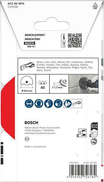 8004962169 - Detailbild5_Segmentsägeblatt EXPERT ACZ 70 RT5 D.70mm Carbide-RIFF Starlock BOSCH