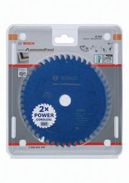 8004962179 - Detailbild_Kreissägeblatt EXPERT Laminated Panel AD 165mm Z.48 WZ Bohr.20mm Schnitt-B.1,8mm