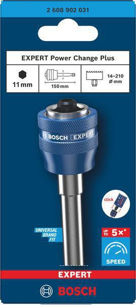 8004962185 - Detailbild5_Verlängerungsschaft EXPERT Power Change Plus HEX 11mm (7/16) 150mm PC Plus BOSCH