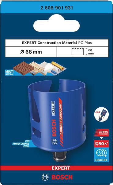 8004962188 - Detailbild5_Lochsäge EXPERT Construction Material D.68mm Schnitt-T.60mm Power Change Plus