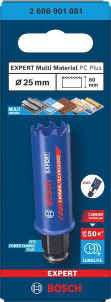 8004962191 - Detailbild_Lochsäge EXPERT Multi Material D.25mm Schnitt-T.60mm Power Change Plus BOSCH
