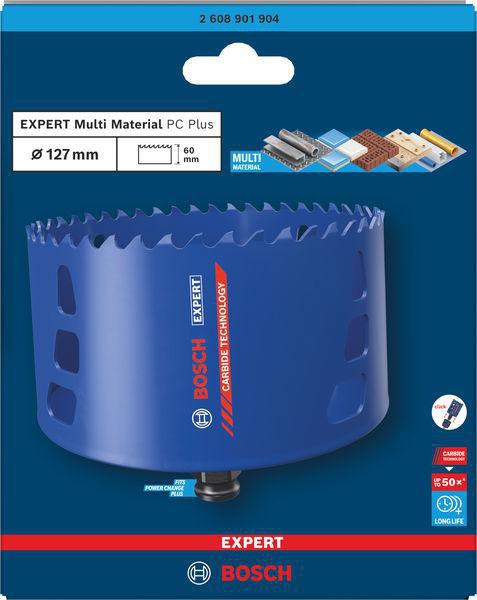 8004962195 - Detailbild3_Lochsäge EXPERT Multi Material D.127mm Schnitt-T.60mm Power Change Plus BOSCH