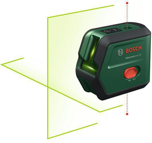 8004968982 - Detailbild4_Kreuzlinienlaser-Set AdvancedLevel 2G Sp.3,6V Arbeitsber.15m m.Stativ BOSCH