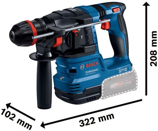 8004968991 - Detailbild4_Akku-Bohrhammer ONECHUCK GBH 18V-22 X Schlagz4675 1/min SDS-plus/zyl./HEX o.Akku