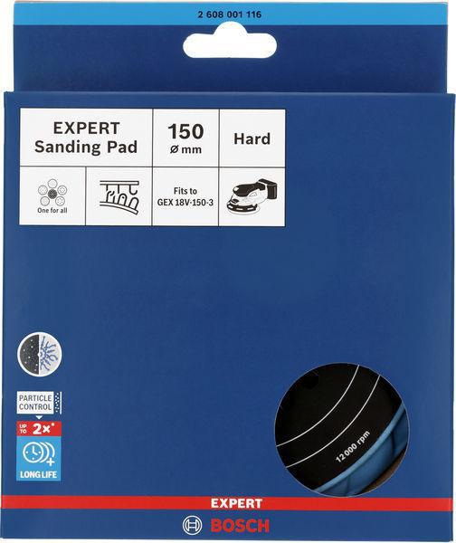 8004969028 - Detailbild_Schleifteller EXPERT D.150mm hart Multiloch BOSCH