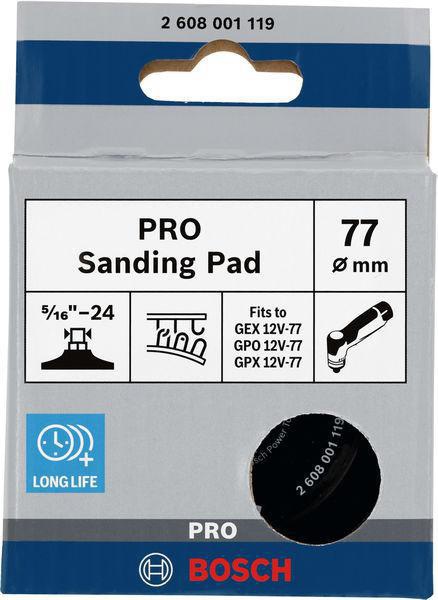 8004969032 - Detailbild_Schleifteller PRO D.77mm mittel Klett BOSCH
