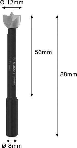 8004969072 - Detailbild4_Forstnerbohrer EXPERT Wood D.12mm Schaft 8mm BOSCH