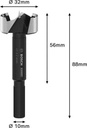8004969085 - Detailbild_Forstnerbohrer EXPERT Wood D.32mm Schaft 10mm BOSCH