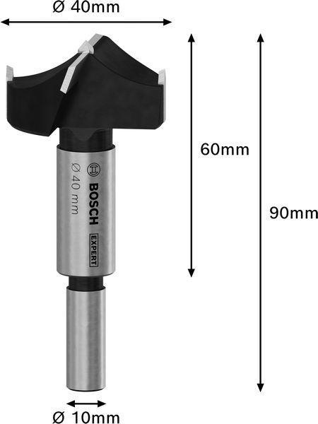 8004969108 - Detailbild_Scharnierlochbohrer EXPERT Laminated Wood D.40mm BOSCH
