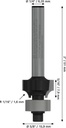 8004969112 - Detailbild4_Abrundfräser PRO D.15,9mm Arbeits-L.7,9mm Radius 1,6mm Schaft 6,35mm BOSCH